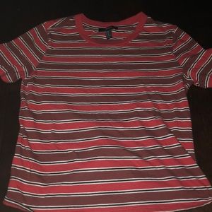 red striped tee